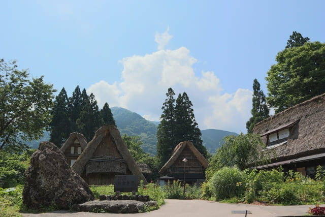 富山の合掌造り